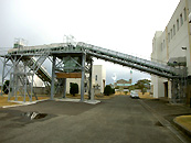 三島浄化センター　コンベア・ホッパ